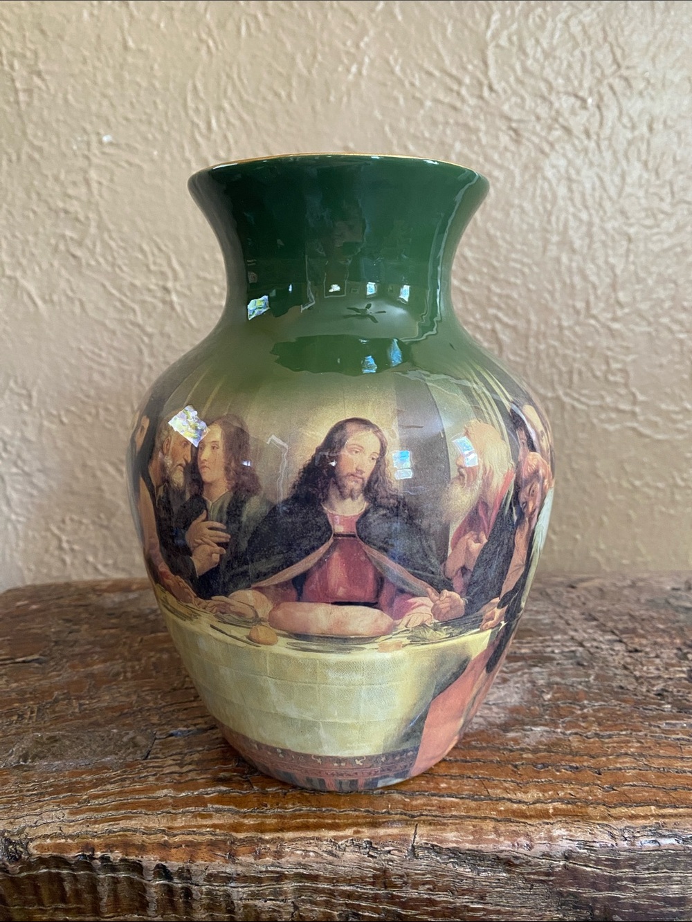 ✝️Vintage✝️The Last Supper Vase